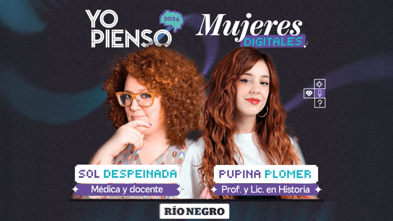 Sol Despeinada y Pupina Plomer en la portada de Yo Pienso Mujeres Digitales | Diario Río Negro